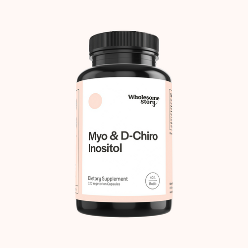 Wholesome Story Myo-Inositol & D-Chiro Inositol Supplement for Women | Fertility Supplements for Hormonal Balance & Ovarian Health Support | Myoinositol | Ideal 40:1 Ratio