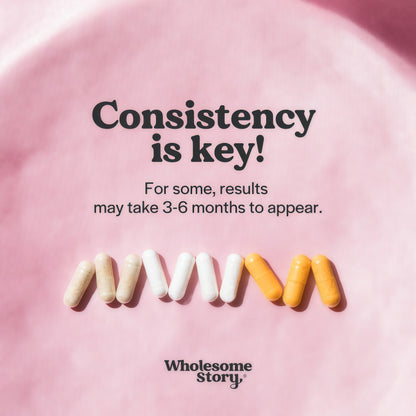 Wholesome Story Myo-Inositol & D-Chiro Inositol Supplement for Women | Fertility Supplements for Hormonal Balance & Ovarian Health Support | Myoinositol | Ideal 40:1 Ratio